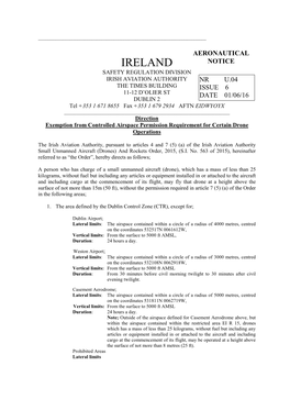 Model Aeronautics Council of Ireland