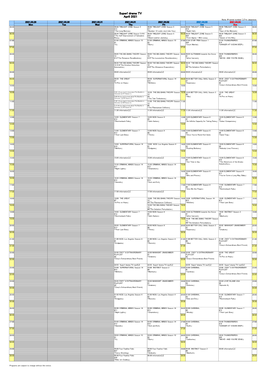 Super! Drama TV April 2021