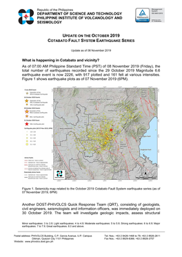 Department of Science and Technology Philippine Institute of Volcanology and Seismology