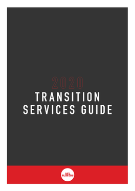 AFL Player Transition Services Guide 2020
