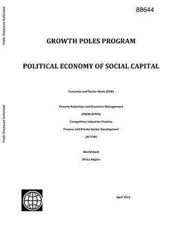 Growth Poles Program Political Economy of Social Capital