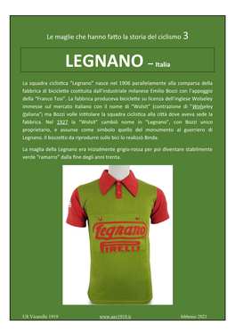 LEGNANO – Italia