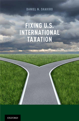 Fixing U.S. International Taxation