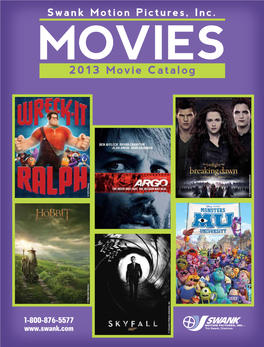 2013 Movie Catalog © Warner Bros