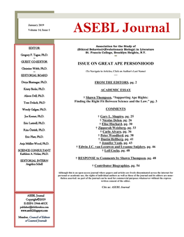 ASEBL Journal