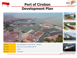 Port of Cirebon Development Plan Fairway Developmen Plan Before -5.5Mlws to Be -12Mlws