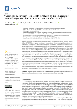 In-Depth Analysis by Co-Imaging of Periodically-Poled X-Cut Lithium Niobate Thin Films