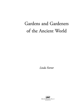 Gardens and Gardeners