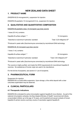 Engerix-B Data Sheet