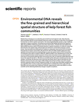 Environmental DNA Reveals the Fine-Grained and Hierarchical