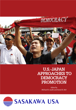 U.S.-Japan Approaches to Democracy Promotion