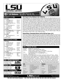 Game 9 Notes Alabama (Final).Qxd