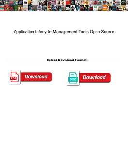 Application Lifecycle Management Tools Open Source