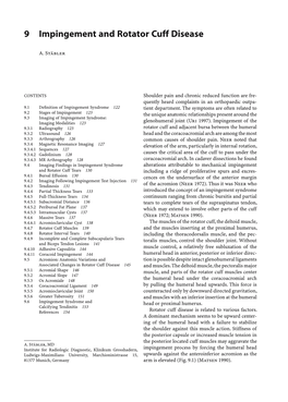 9 Impingement and Rotator Cuff Disease