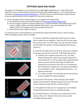 LPS-Public Quick Start Guide