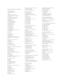 Dermatology DDX Deck, 2Nd Edition 65