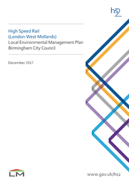 Local Environmental Management Plan Birmingham City Council