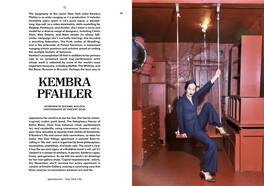 Kembra Pfahler Is As Wide-Ranging As It Is Productive