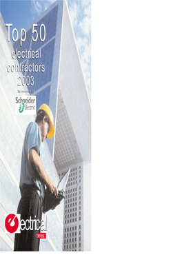 Lectricalelectrical Contractorscontractors 20032003 Sponsoredsponsored Byby