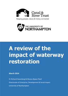 A Review of the Impact of Waterway Restoration