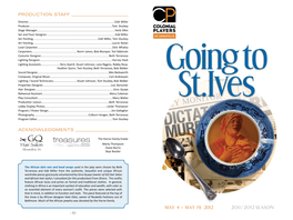 Going to St. Ives Playbill