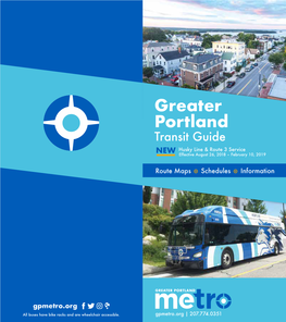 Greater Portland METRO Local Service H 5