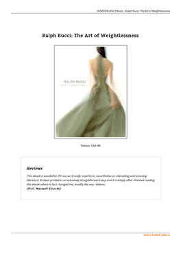 Read Book » Ralph Rucci: the Art of Weightlessness