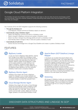 Google Cloud Platform Integration