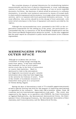 Messengers from Outer Space