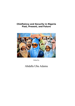 Chieftaincy and Security in Nigeria: the Role of Traditional Institutions