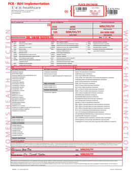 Womens Health Requisition Forms