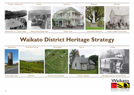 Waikato District Heritage Strategy