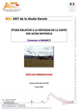 DDT De La Haute-Savoie L E R U T a N