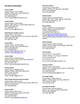 Tribal Higher Education Contacts.Pdf