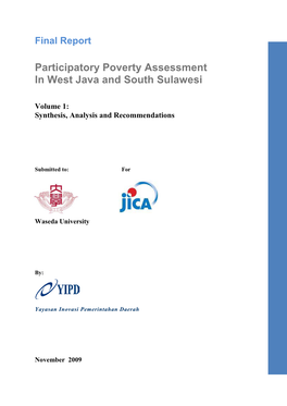 Participatory Poverty Assessment in West Java and South Sulawesi