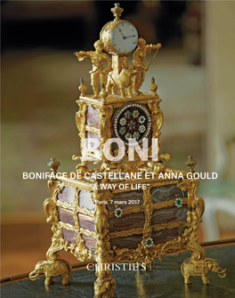 Boniface De Castellane Et Anna Gould “A Way of Life”