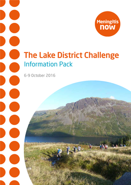 The Lake District Challenge Information Pack