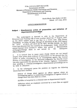 F.No.11012/6/2007-Estt (A-III) Government of India Ministry Of