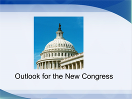 Outlook for the New Congress