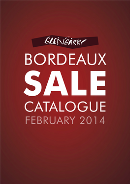 Catalogue February 2014 UNDERSTANDING BORDEAUX