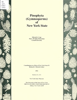 Gymnosperms) of New York State