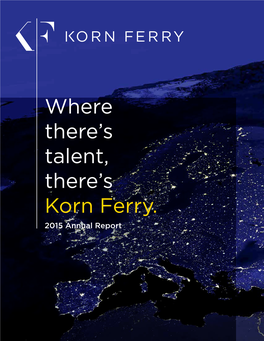 Where There's Talent, There's Korn Ferry