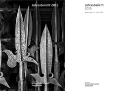 Jahresbericht 2015 Jahresbericht 2015