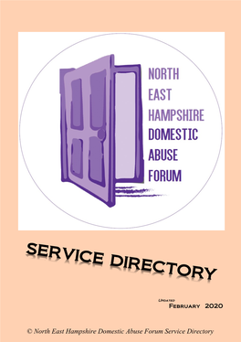 NE Hants Domestic Abuse Service Directory