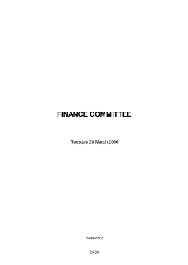 Finance Committee