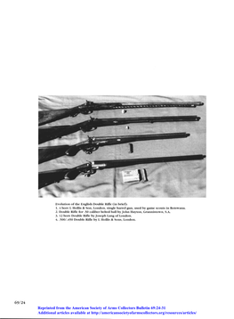 The English Double Rifle