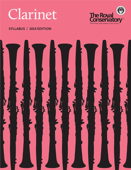 RCM Clarinet Syllabus / 2014 Edition