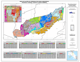 Mapa De Valores De Terrenos Por Zonas Homogéneas Provincia 4