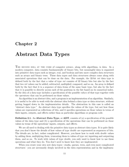 Abstract Data Types