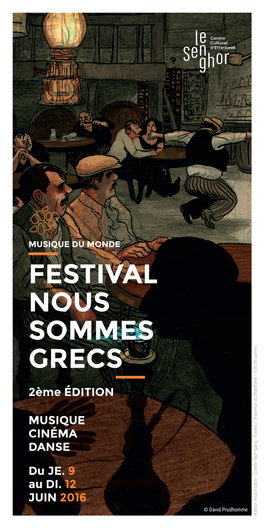 Festival Nous Sommes Grecs